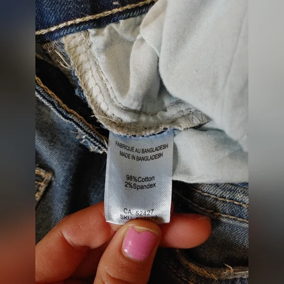 Embroidered Blue Jeans - Picture 3 of 6